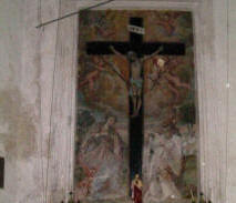 Atina, Chiesa di Santa Croce - Altare del Crocifisso